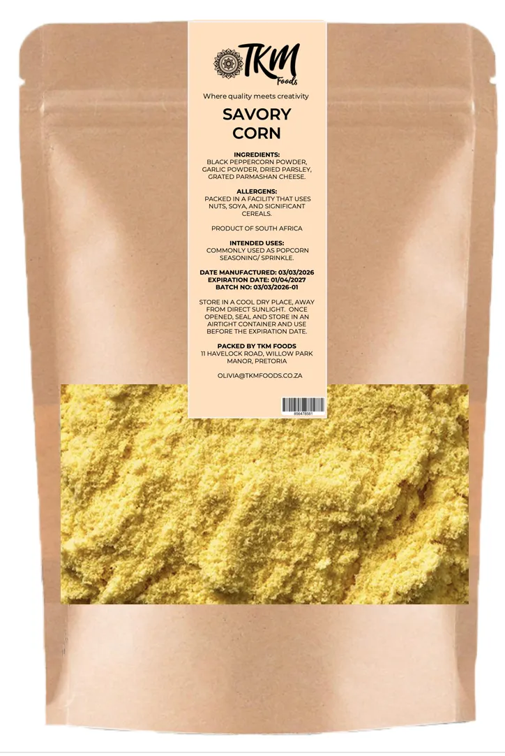 TKM Foods - Savory Corn Popcorn Seasoning