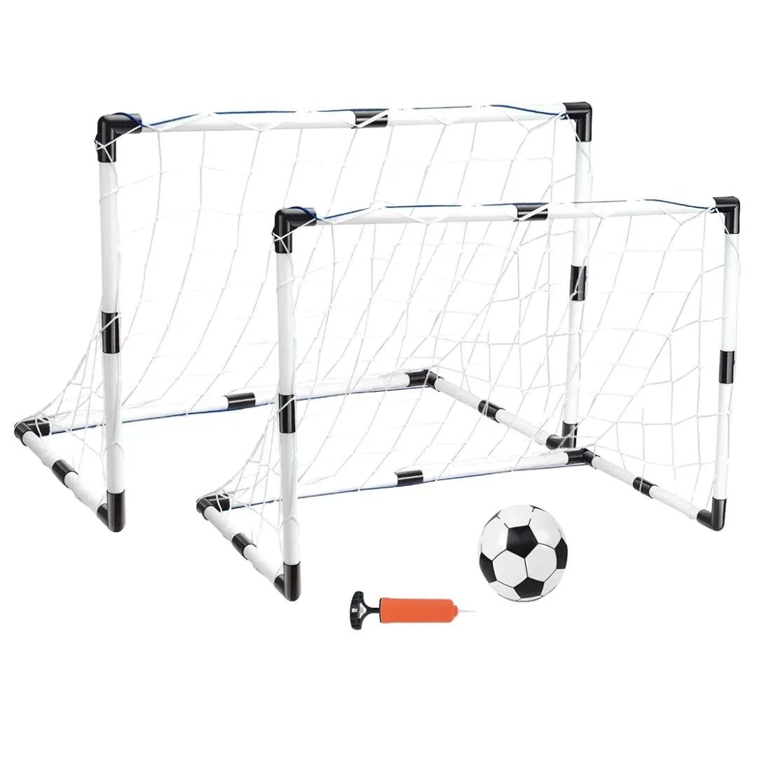 Children's Mini Soccer Goals Set & Ball - Football Posts - Sports Boys Toys