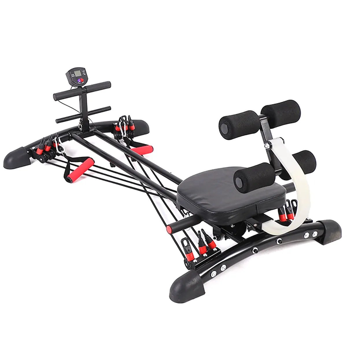Multifunctional Rowing Machine Abs Exercise Equipment Foldable Rower