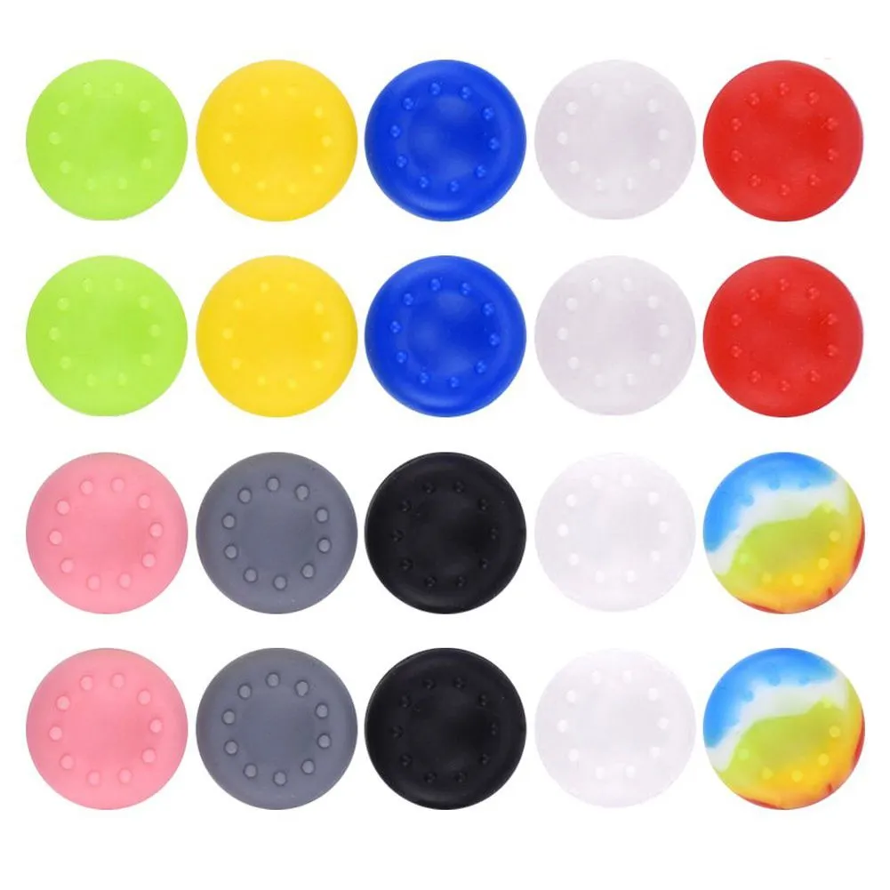20x Silicone Thumb Grips Caps Stick Protect Cover for Xbox One, PS4