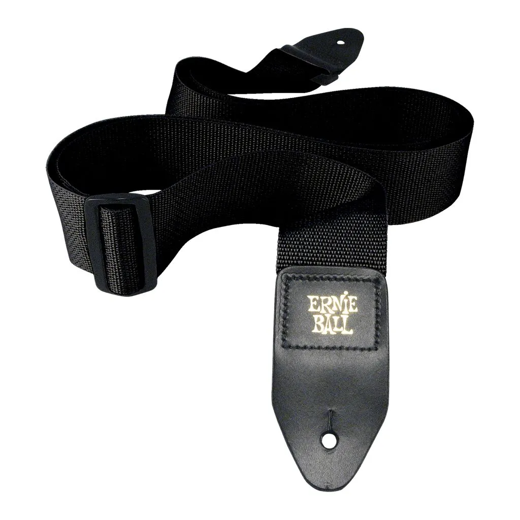 Ernie Ball Polypro Guitar Strap - Various Colours - Black