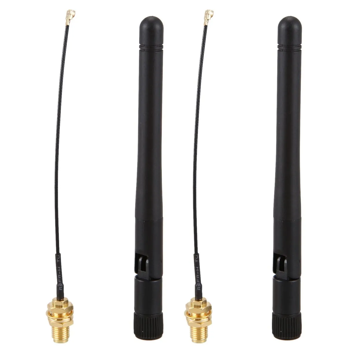 433Mhz Antenna 3Dbi Gsm Rp-Sma Plug Rubber Compatible with Universal