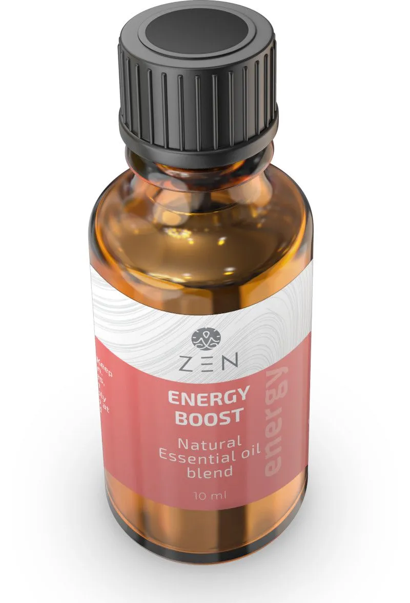 Zen Natural Essential Oil Blend - Energy Boost - 6 Units