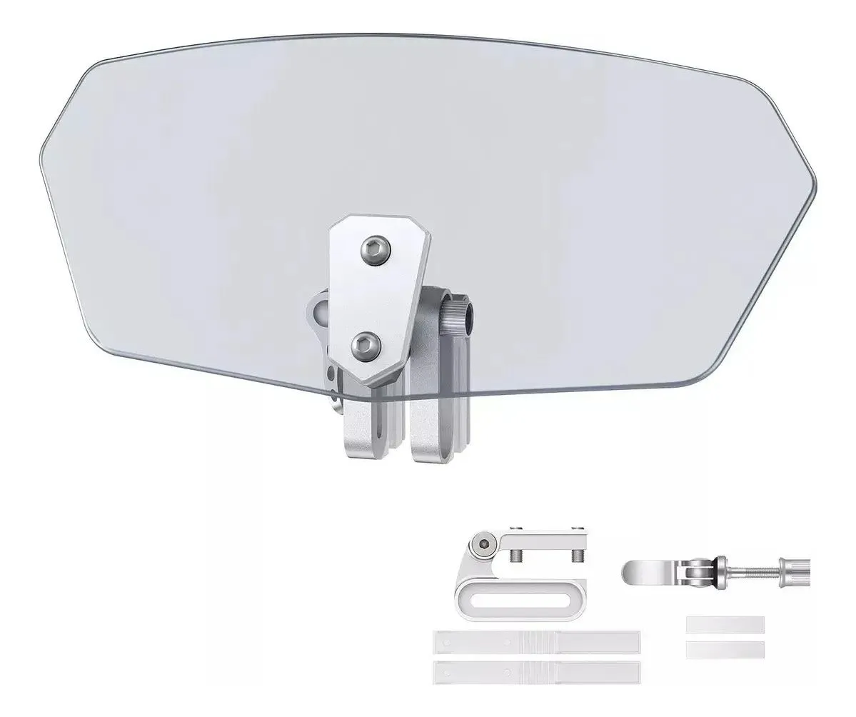 Motorcycle Windshield Extension Air Deflector Shield Universal