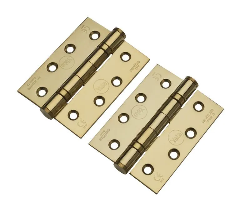 Yale Stainless Stell Ball Bearing Butt Hinge - Brass