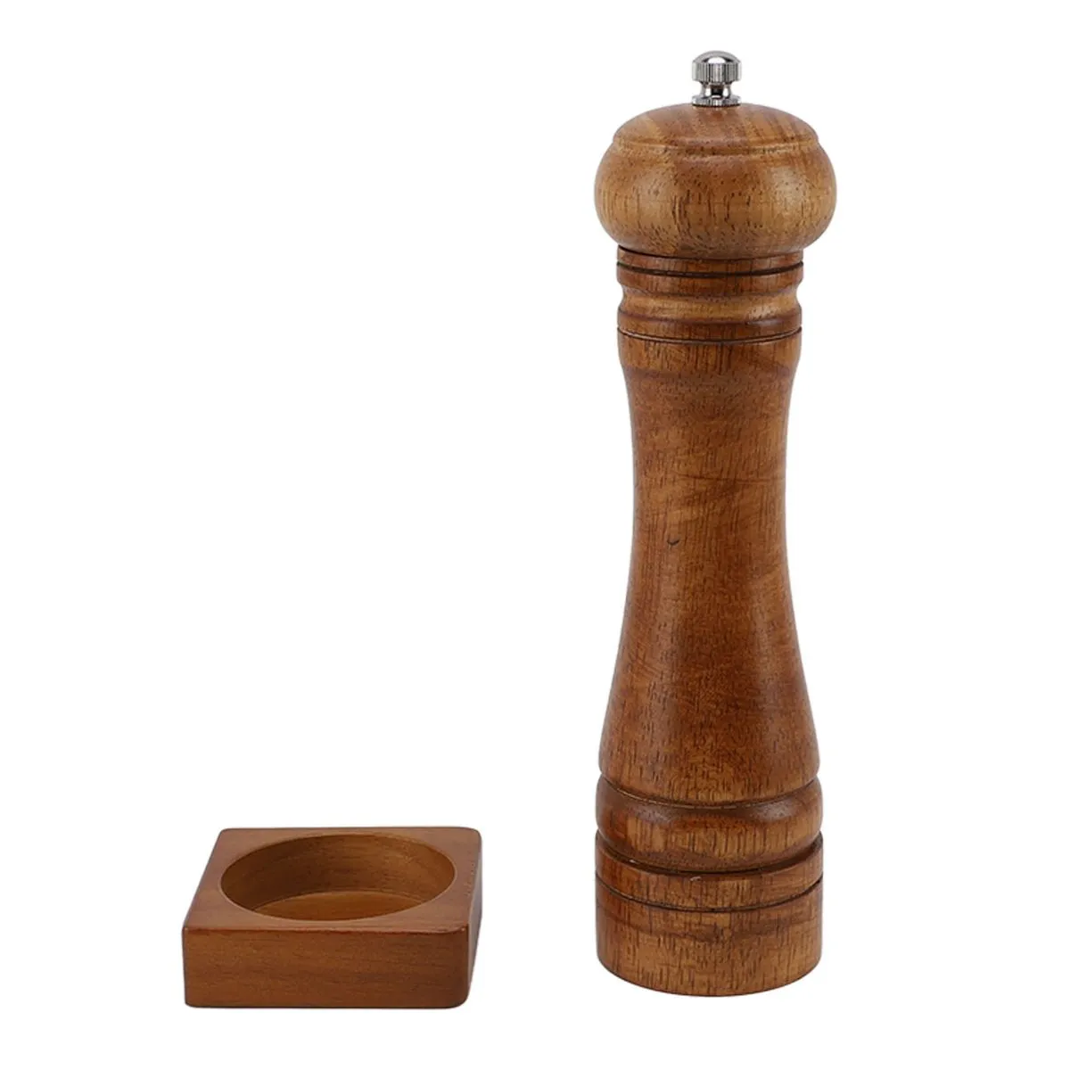 Pepper Grinders Wooden Coarseness Adjustable Ceramic Grinding Core 1Pcs
