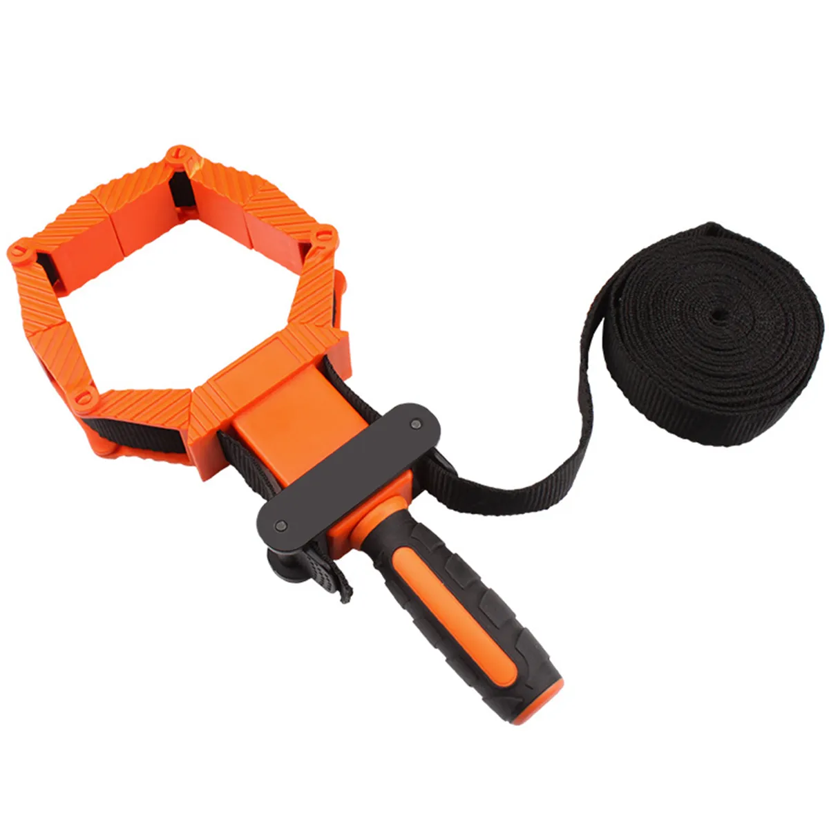 Band Clamp Woodworking Frame Holder Adjustable Frame Strap Clip with 4 Jaws