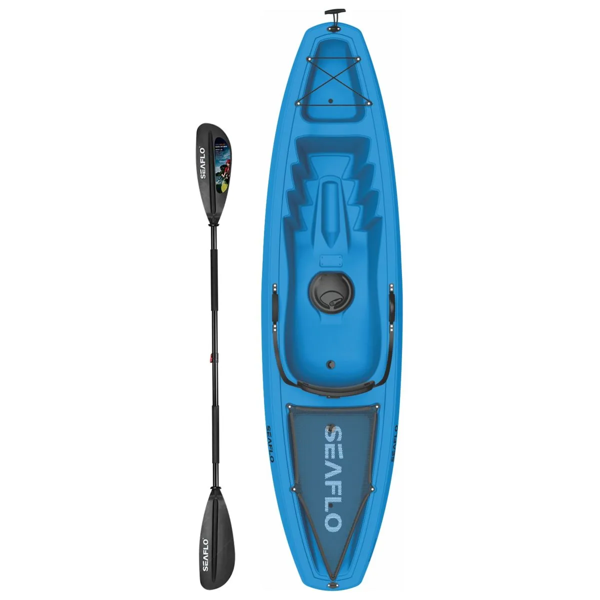 Seaflo Sunlight 8.8 Kayak with Paddle - Blue