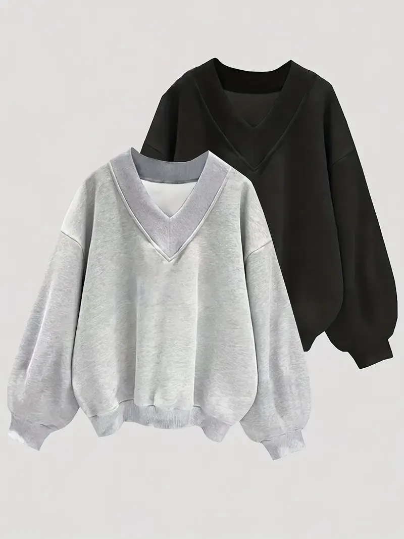 Secret Shield-Women's Sweatshirt Two-Piece Set