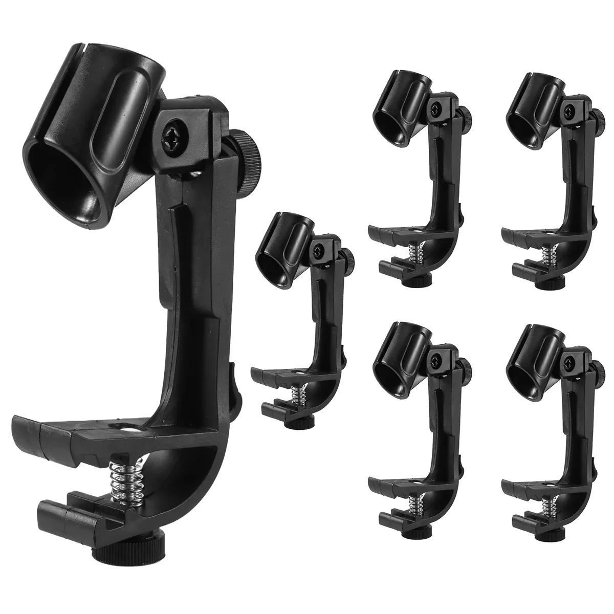 6 Pcs Shockproof Microphone Clip Musical Instrument Accessories