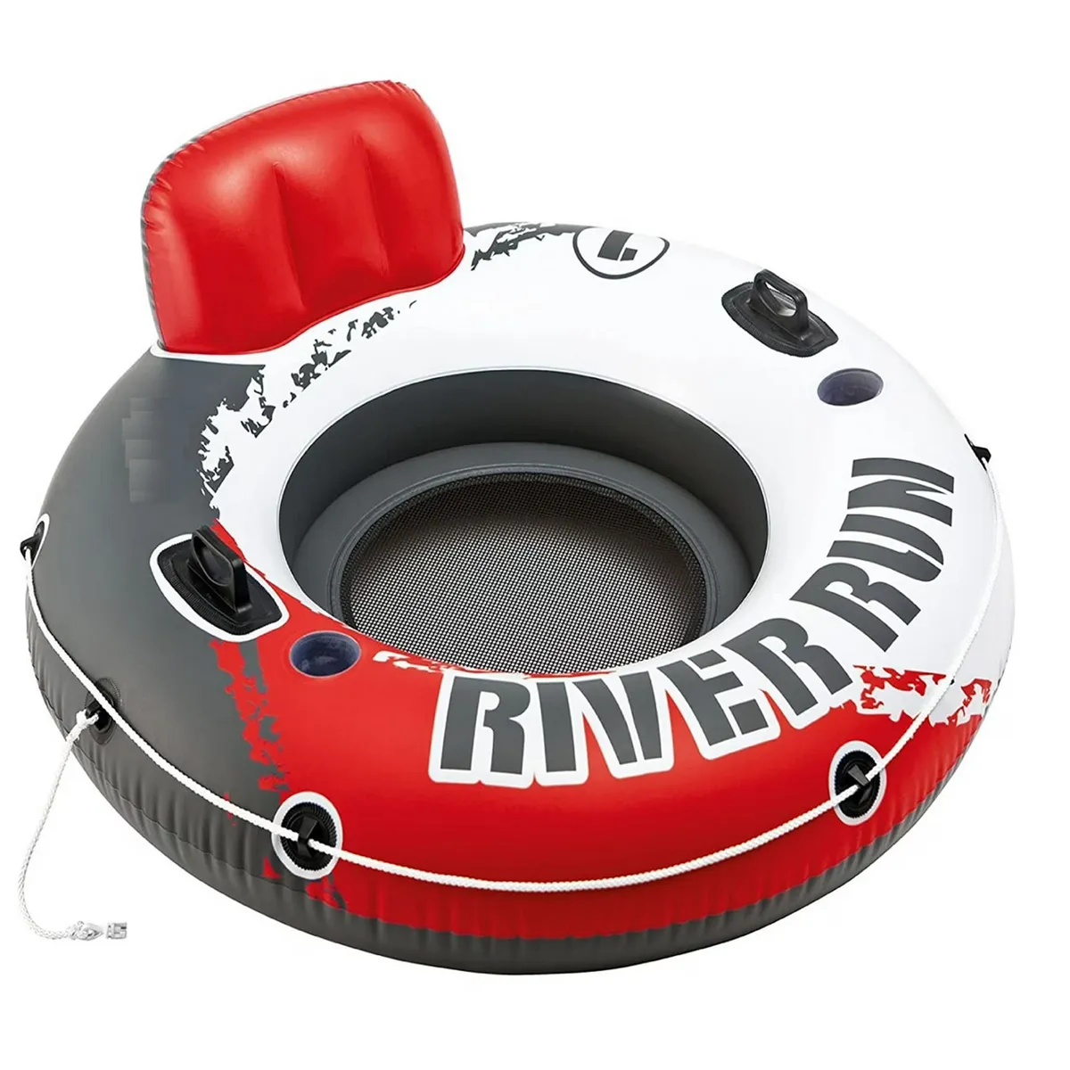 River Run 1 Inflatable Floating Tube - Fire Edition - Red