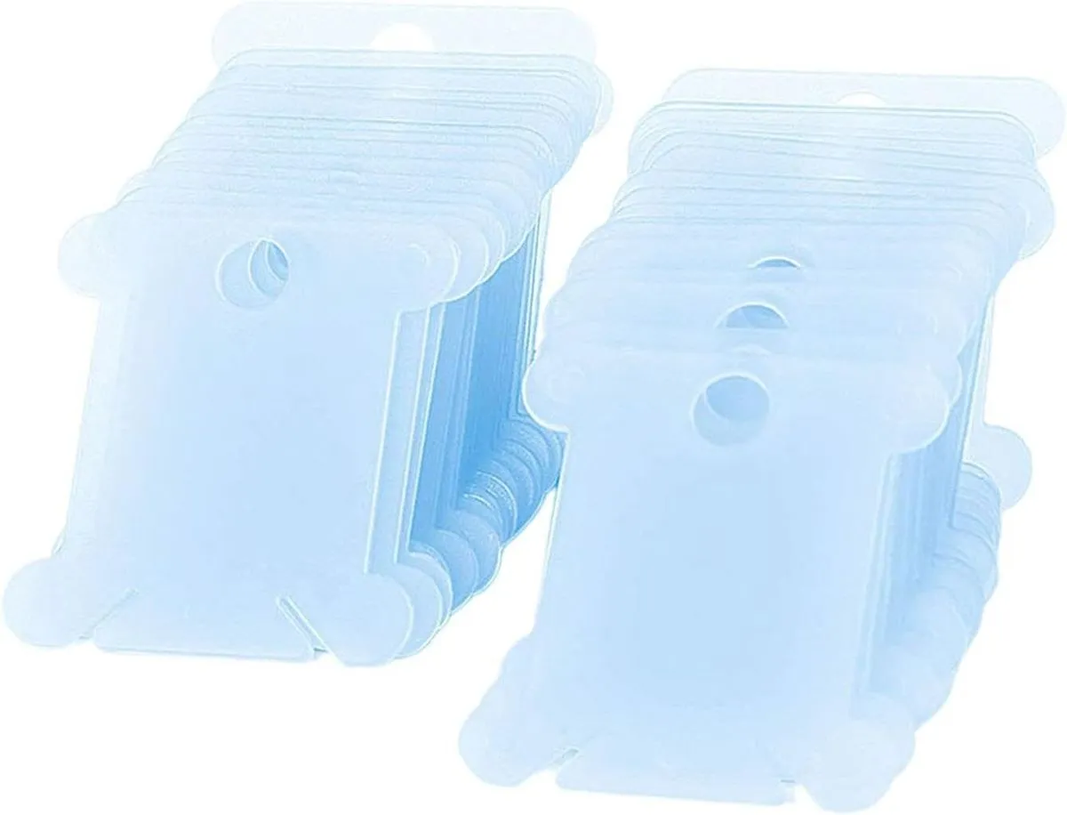 200 Pieces Floss Bobbins Thread Bobbins Embroidery Floss Organizer Cards
