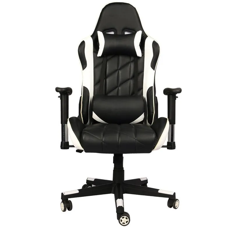 Black and White Ergonomic Gaming Chair