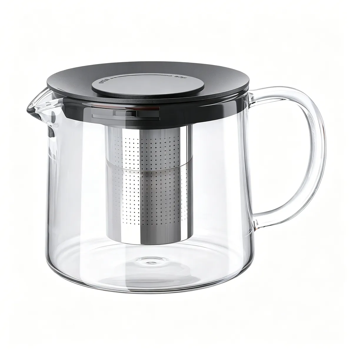 Glass Teapot - Stove-Safe and Dishwasher-Safe - 1000ml