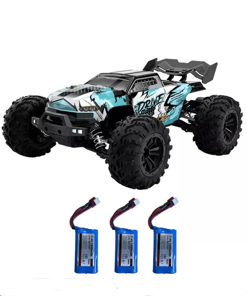 SCY-16101PRO Brushless RC car Monster truck 4x4 2.4Ghz RTR 3 Battery bundle