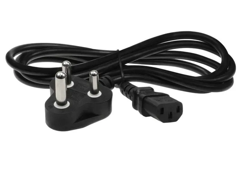 Computer Power Cable Compatible With Pc, Printer And Monitors