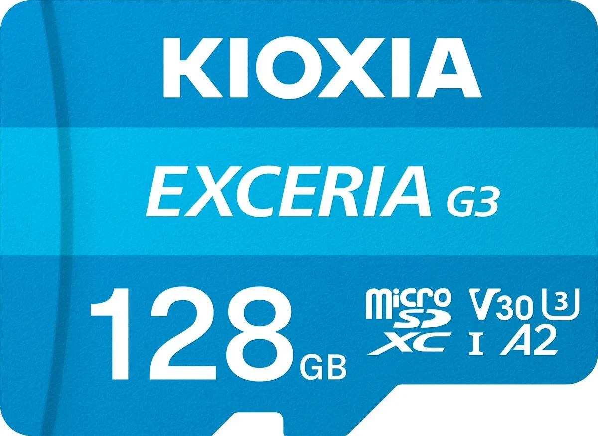 Kioxia Exceria G3 128GB 160MB/s UHS-I microSD Card