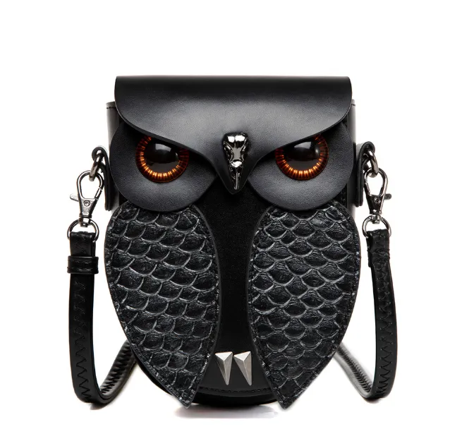 Women's Steampunk Owl Single Shoulder Crossbody Bag
