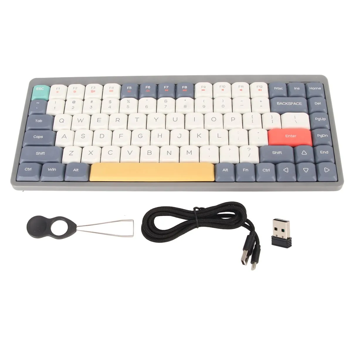 84 Key Mechanical Keyboard 3 Mode, RGB, Type C