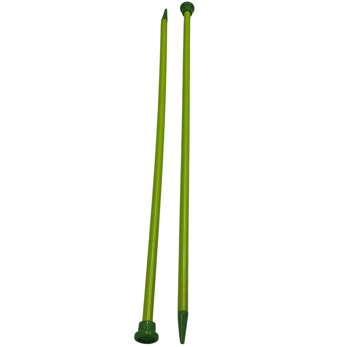 Circulo 38cm Length Plastic Knitting Needles (10|9|8|7mm) - 7mm Green