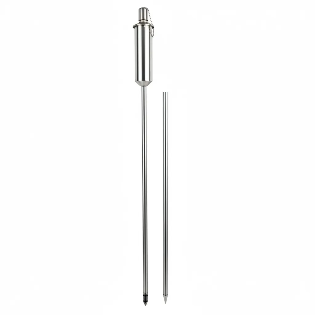 Kaufmann Stainless Steel Garden Torch with Adjustable Height - 2 Pack
