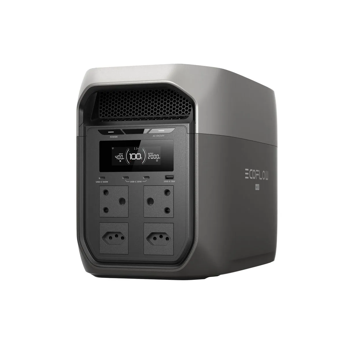 ECOFLOW Portable Power Station DELTA 3 Max, 2048Wh LFP Battery,3400W Output