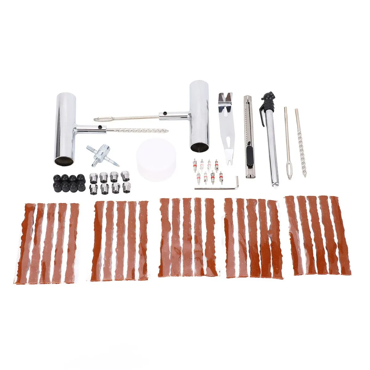 Flat Tire Repair Kit 60pcs for Car SUV Truck