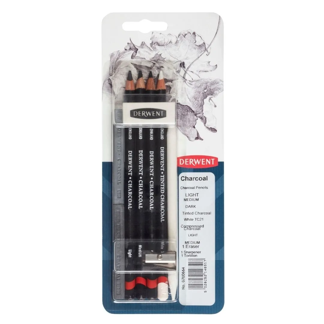 Derwent Charcoal Mixed Blister