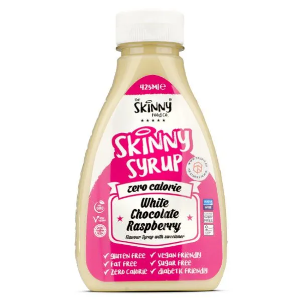The Skinny Food Co White Chocolate Raspberry Sugar Free Syrup (2 x 425ml)