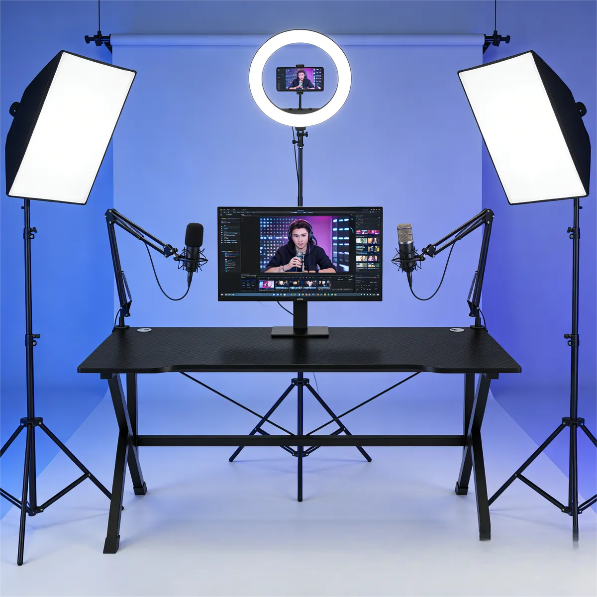 Gaming Table 120x60x75cm Work Desk Computer Workstation