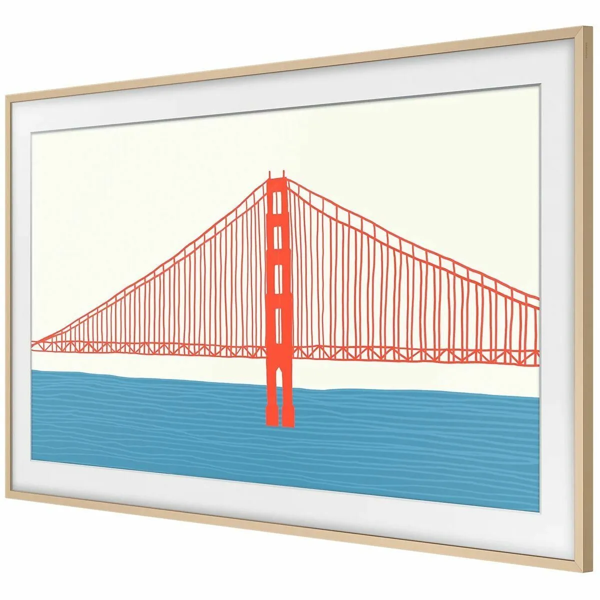 Samsung Customizable Frame for 2021 55" The Frame TV (VG-SCFA) - Beige
