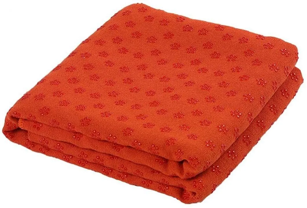 Wonder Towel Luxury Yoga Towel Wrinkle Resistant Sand Free & Compact - Burnt Orange