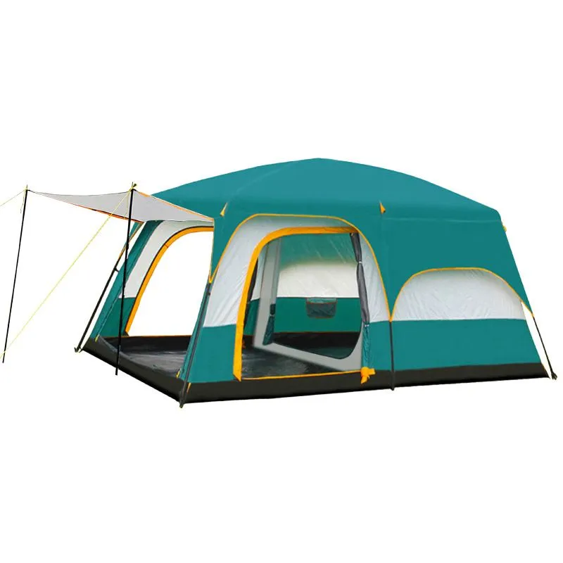 2-Room & 1-Lounge Sun & Rainproof Outdoor Camping Tent