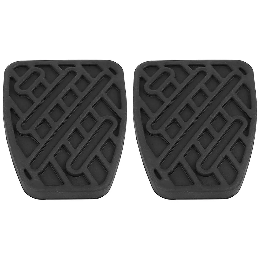 2 Pcs Black Rubber Brake&Cl Compatible with Nissan