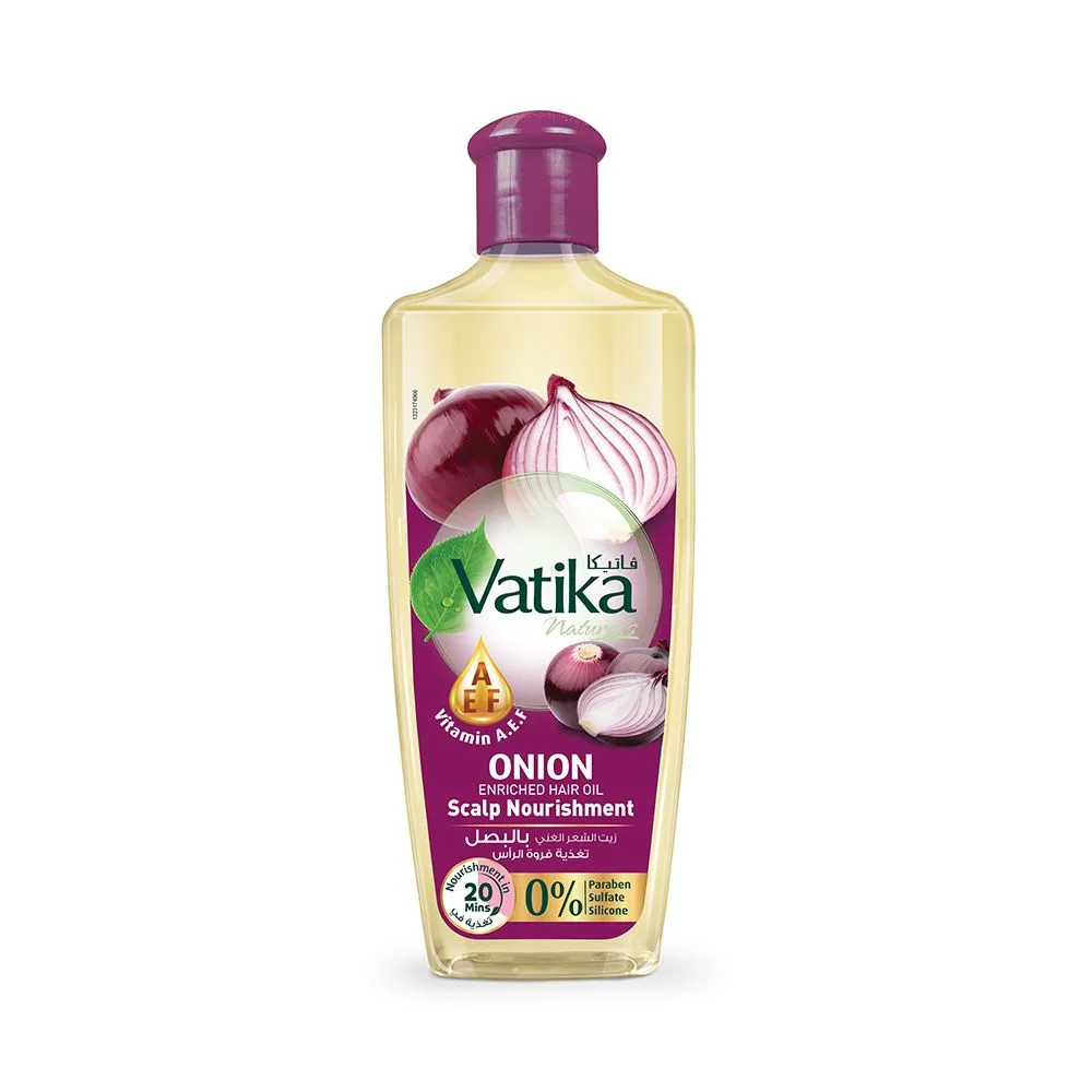 Vatika Naturals Onion Enriched Hair Oil with Vitamins Scalp Care Plus 200ml