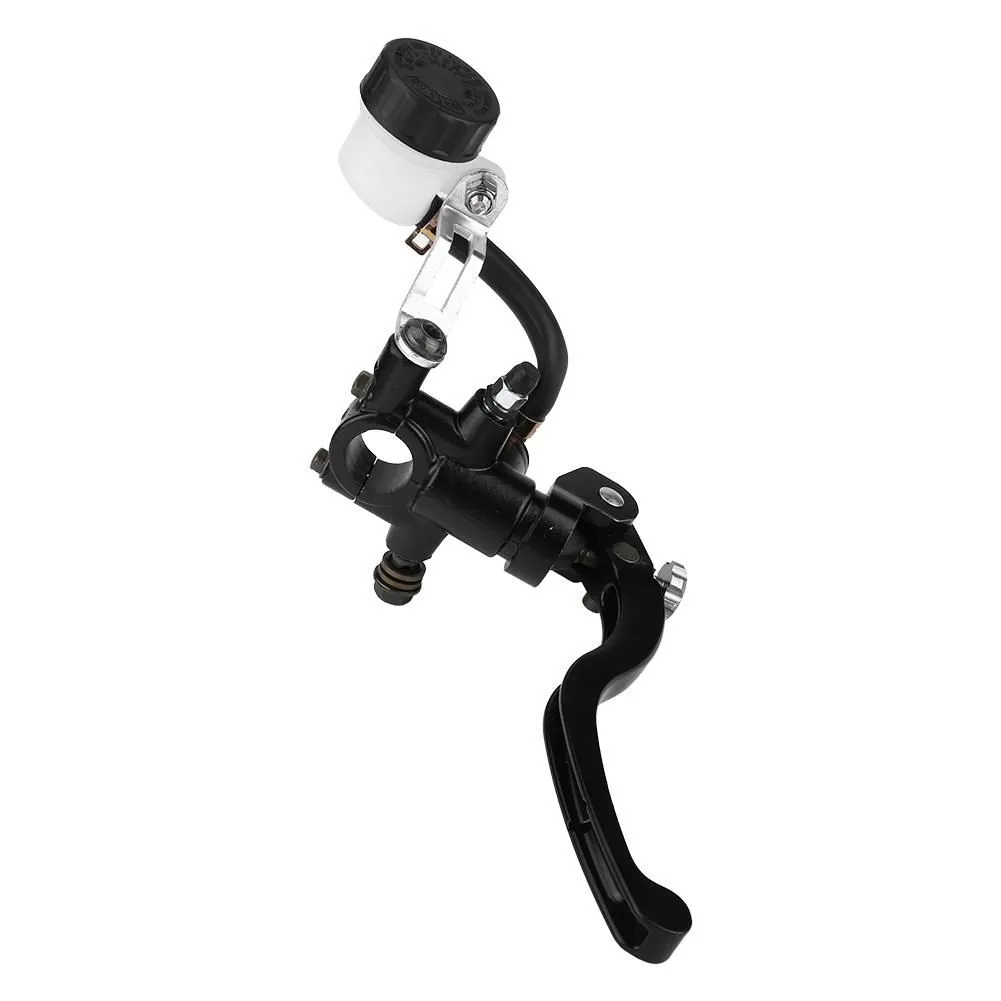 22mm 7 / 8" Motorcycle Hydraulic Brake Master Cylinder Lever Right Black