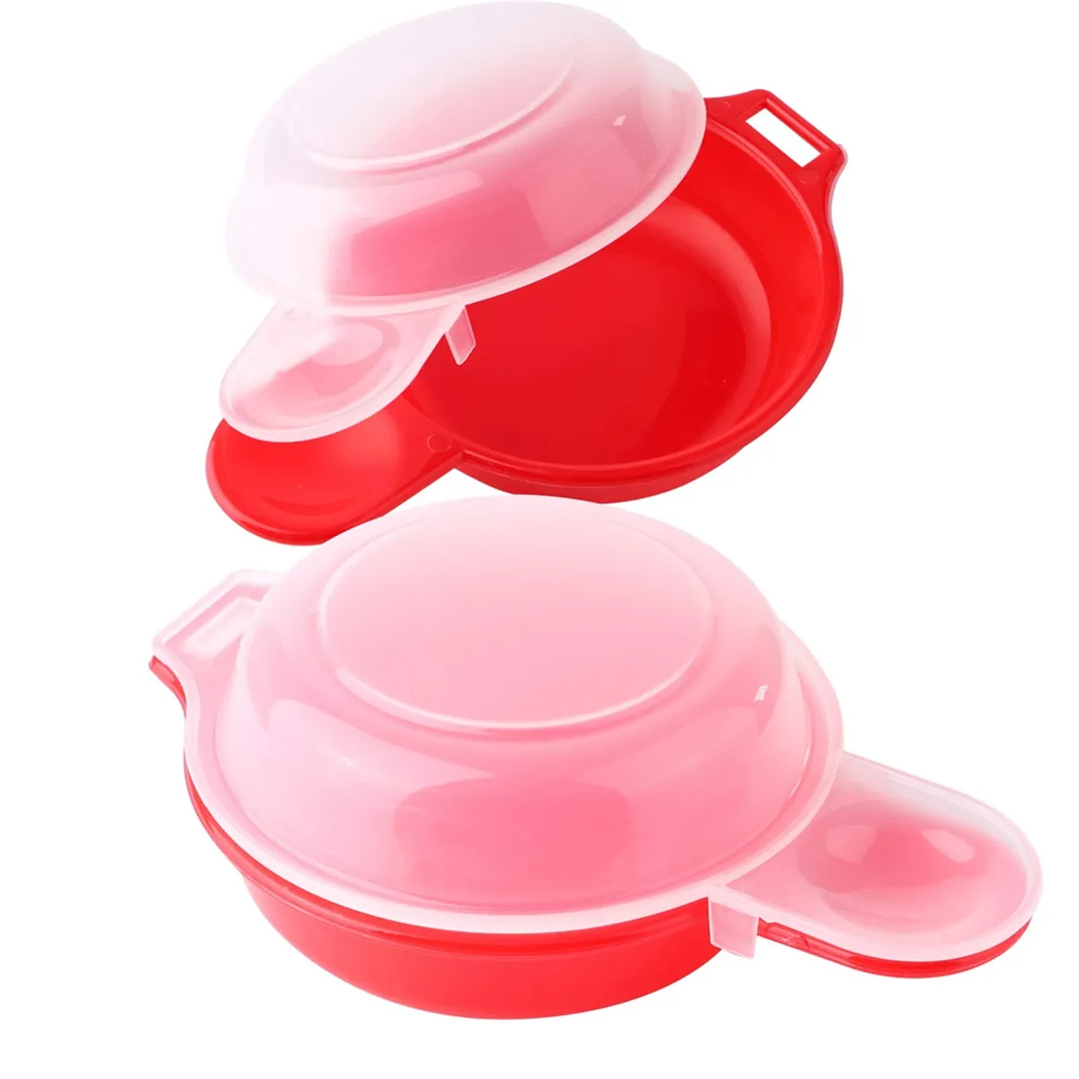 2 sets Microwave Egg Cooker,1 Minute Fast Hamburger Cooking Tool