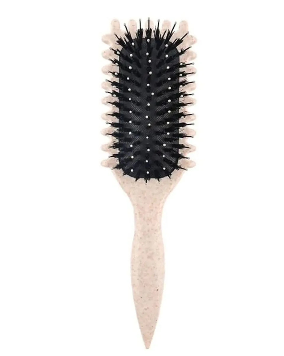 Bounce Curl Define Styling Brush, Curly Hair Brush Styling Brush - Beige