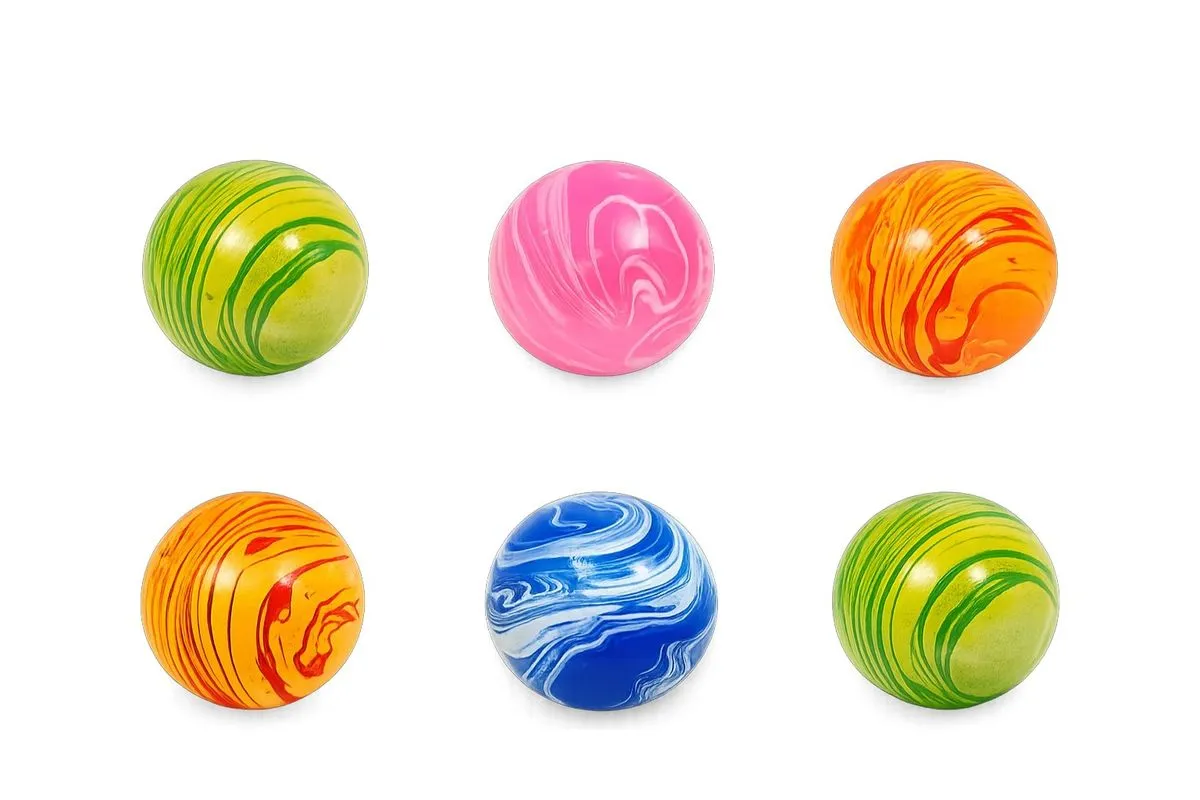 Marble Squeeze Stress Balls - 6 Pack