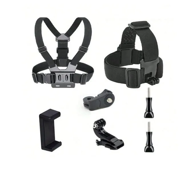 Ultimate 7-Piece Action Camera Mount Vlogging , Action & Sport Camera Gear