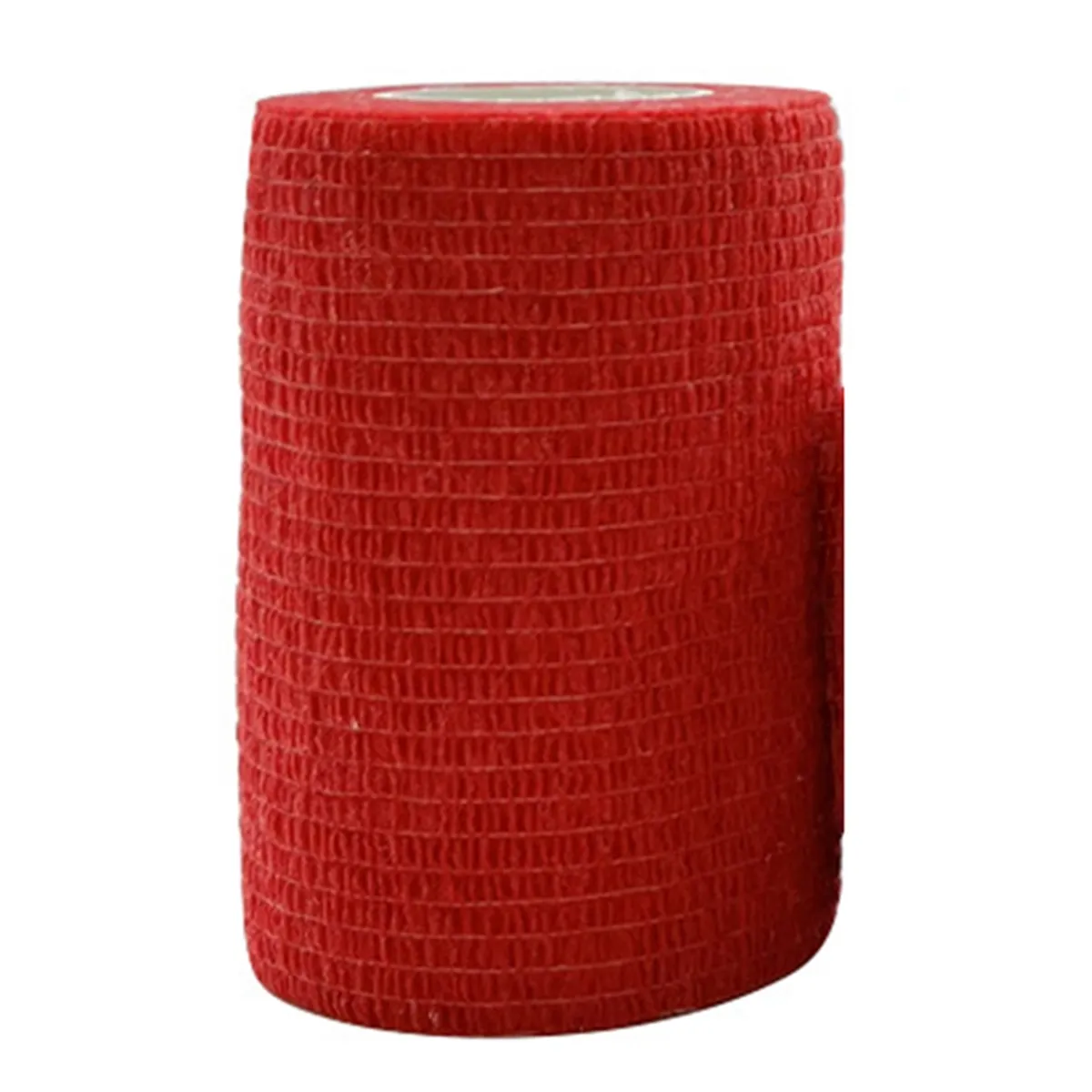Red Sport Self Adhesive Elastic Bandage for Knee Support Pads