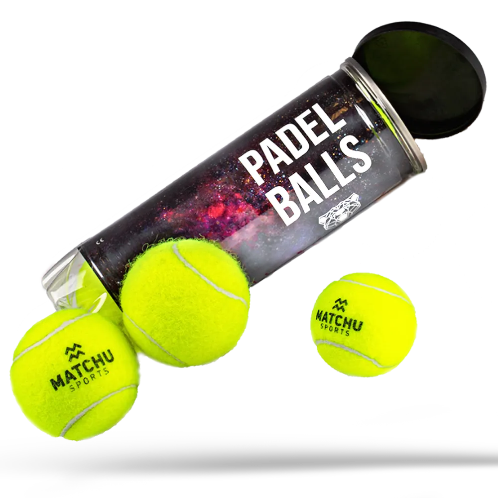 MATCHU Padel/Tennis Balls - 3-Pack High-Performance Balls for Padel Matches