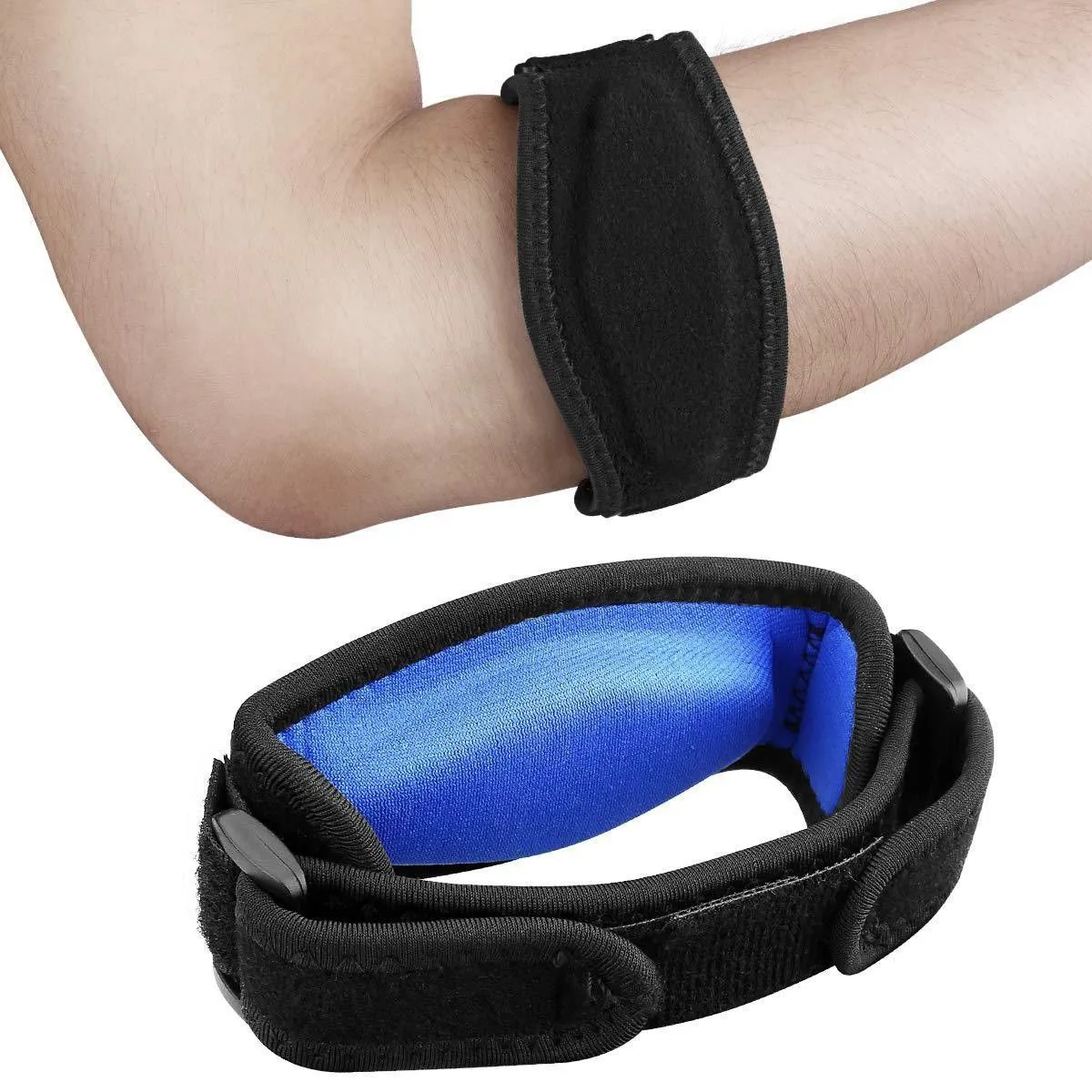Elbow brace for basketball, badminton, and fitness; elbow compression band