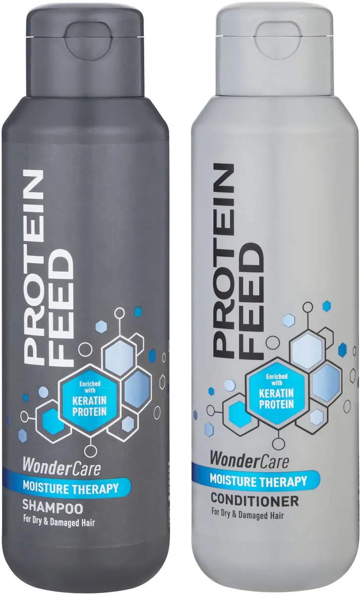 Protein Feed Moisture Therapy Shampoo and Conditioner Banded Pack 2x500ml