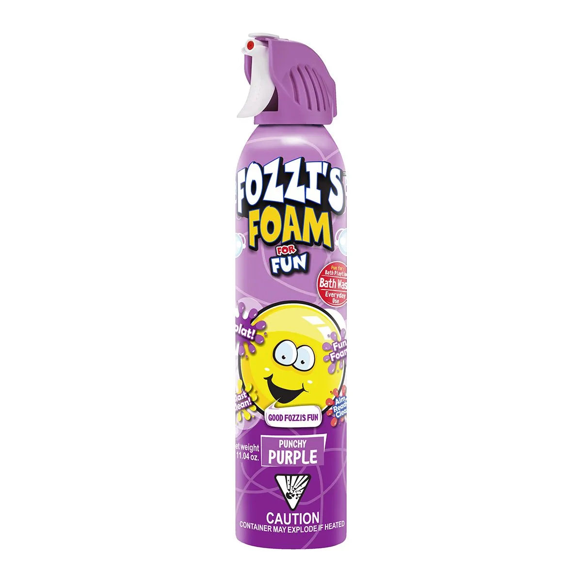 Fozzis Foam For Fun Punchy Purple 340Ml - 2 Pack
