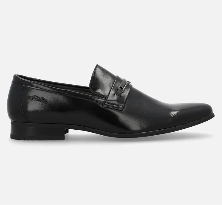 Gino Paoli Ridge Mens Black Loafers