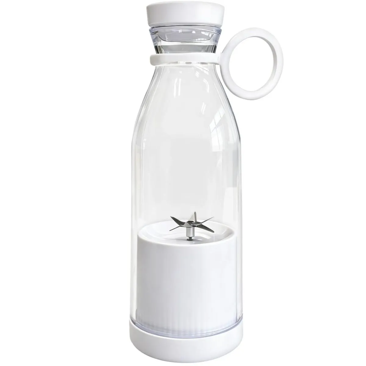 Mini Portable Blender for Shakes and Smoothies, Small Fruit Juicer - White