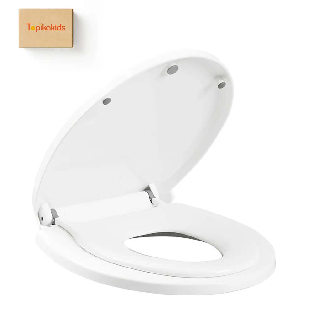 Topika Toilet Seat with Built-In Potty Training Seat for Toddlers - O shape