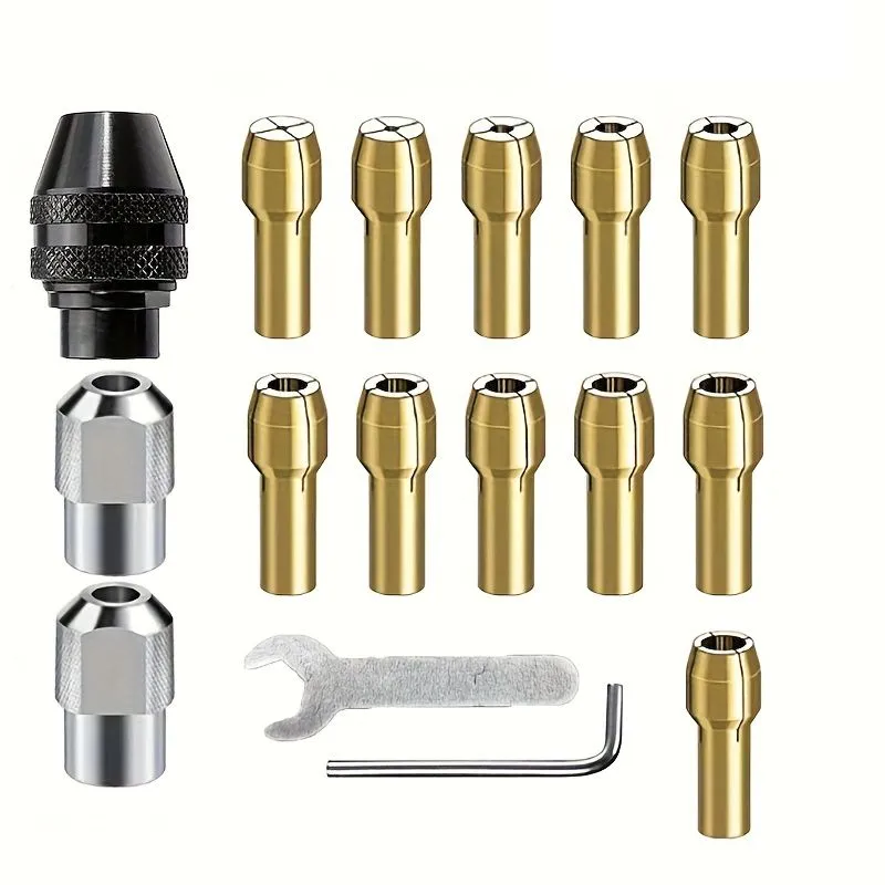 Rotary Tool Chuck Set pack of 16