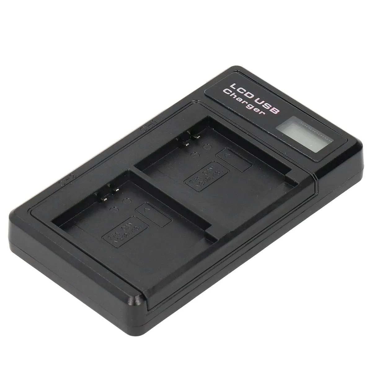 Dual NB-13L Charger with LCD Display